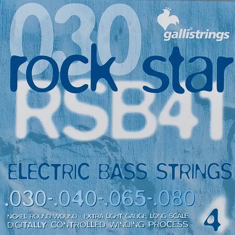 struny do gitary basowej GALLI STRINGS - ROCK STAR RSB41 NICKEL WOUND /030-080/ Oferta