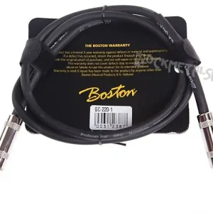 przewód instrumentalny BOSTON jack/jack prosty (6.3mm) / 1m Hit sprzedaży