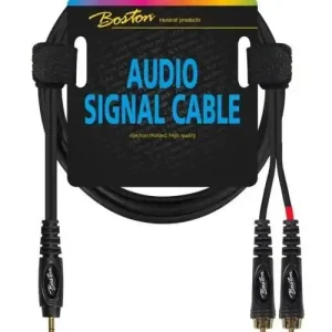 przewód audio BOSTON 2 x RCA (cinch) - mały jack (3.5mm) stereo / 9m Kup online