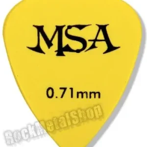 Najlepsza cena kostka gitarowa MSA YELLOW