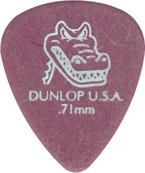 kostka gitarowa DUNLOP GATOR GRIP STANDARD 0.71mm (417R71) Szybka wysyłka