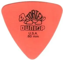 kostka gitarowa DUNLOP - TORTEX TRIANGLE (orange) 0.60mm (431R60) Do wyczerpania zapasów