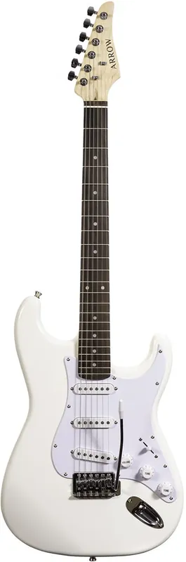 Kup online Arrow ST 111 Snow White Rosewood/white - gitara elektryczna
