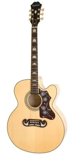 Epiphone J-200EC Studio Solid Top Fishman Sonitone VN Vintage Natural - gitara elektro-akustyczna Super okazja