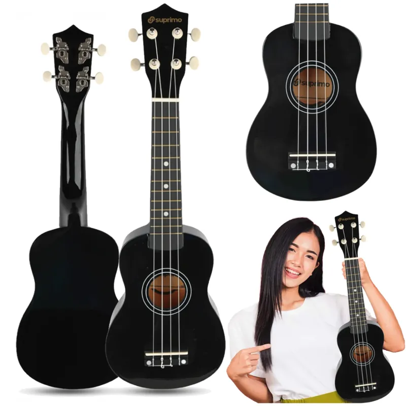Oferta SUPRIMO UK21 BK - ukulele sopranowe dla dzieci do nauki gry